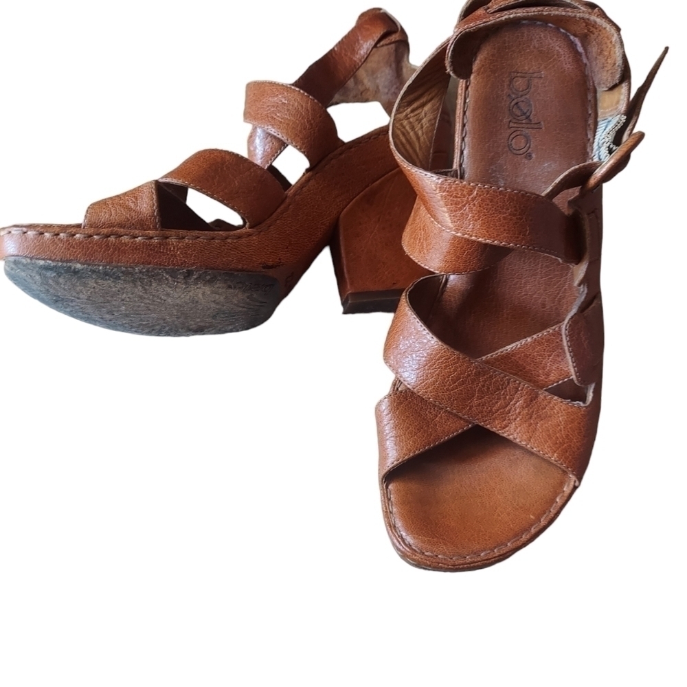 9 Bolo brown wedge shoe - Picture 4 of 8